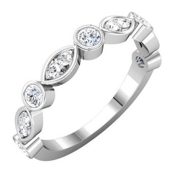 Diamond Stackable Anniversary Bands