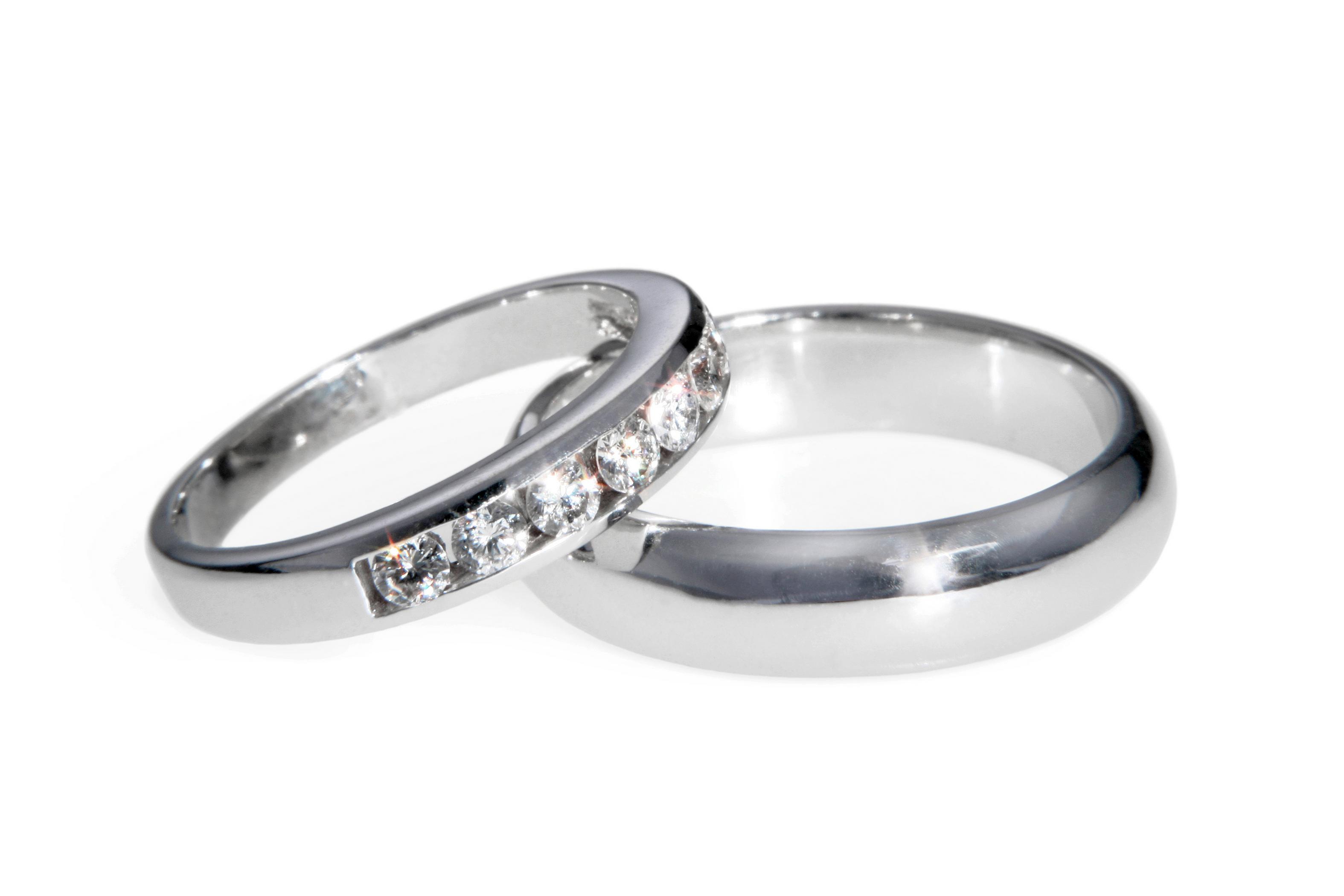 stainless steel wedding bands