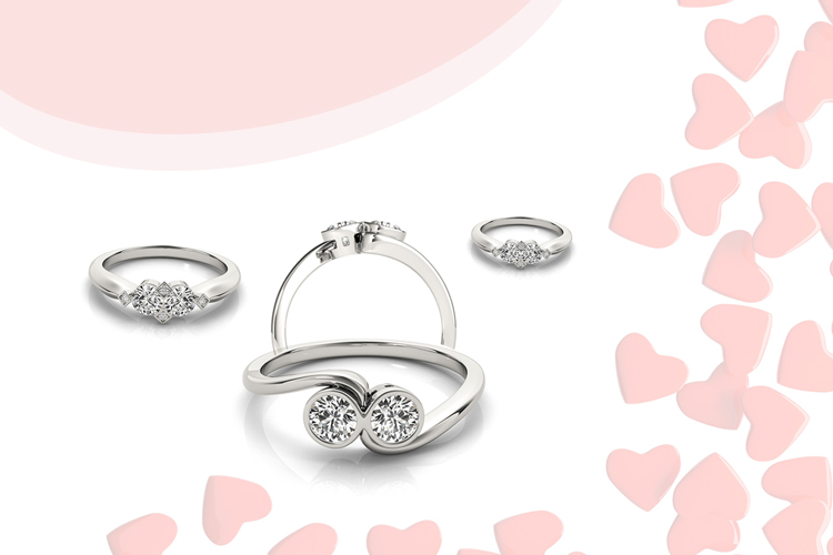 Two Stone Rings as a Symbol of Friendship and Romantic Love | MyBridalRing Blog